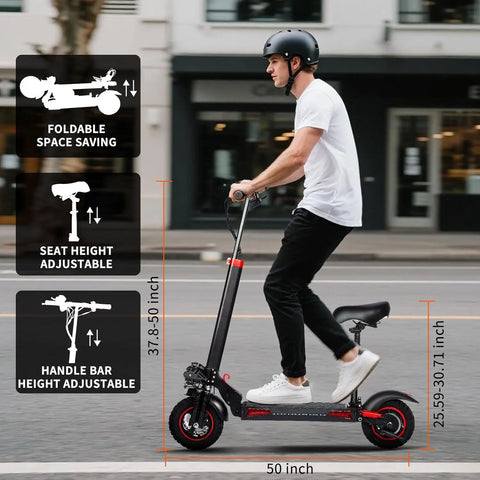 VelociTech 1200W Off-Road Electric Scooter - alternate view