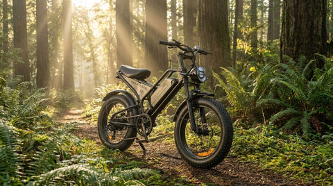 VelociTech 1000W Electric Bike 28MPH 40-Mile Range - lifestyle view 3