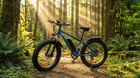 VelociTech 1500W Touring Electric Bike 26" - lifestyle view 3