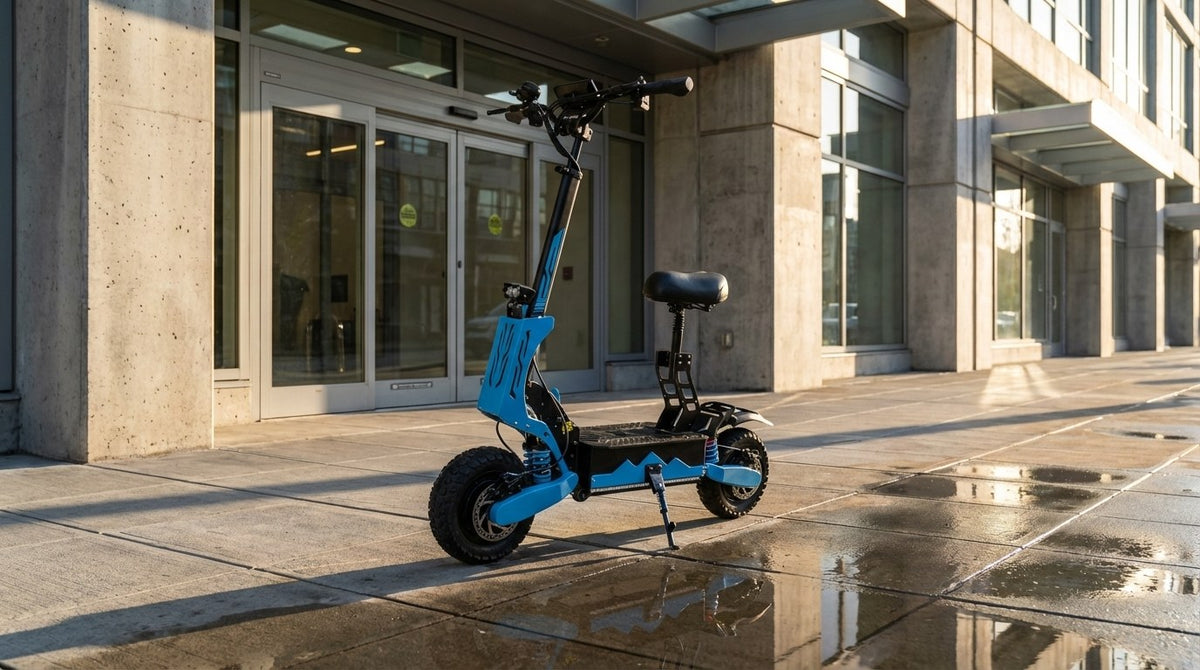 VelociTech 5600W Dual Motor Beast Scooter 50MPH