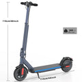 VelociTech Folding Electric Scooter 20-Mile Range - rear view