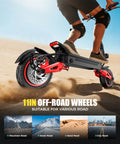 VelociTech 1600W Adult Electric Scooter - angle view