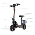 VelociTech 1000W Max Performance Scooter - close-up