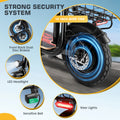 VelociTech 819W Family Electric Scooter with Seat - angle view