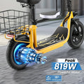 VelociTech 819W Family Electric Scooter with Seat - full view
