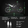 VelociTech 1000W Electric Bike 28MPH 40-Mile Range - feature detail