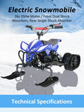 VelociTech Electric Snowmobile All-Terrain - additional view