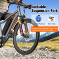 VelociTech 720W Urban Electric Bike 26" - close-up