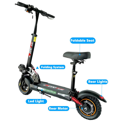 VelociTech Adult Electric Scooter Commuter - alternate view