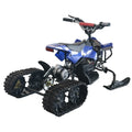 VelociTech Electric Snowmobile All-Terrain - side view