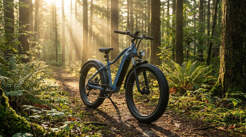 VelociTech 1500W Fat Tire Electric Bike 26" - lifestyle view 3