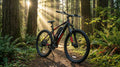 VelociTech mountain e-bike on forest trail
