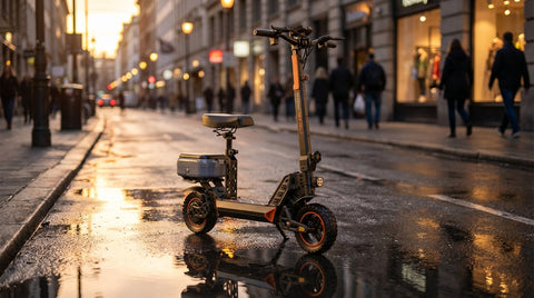 VelociTech 1000W Max Performance Scooter - lifestyle product photography