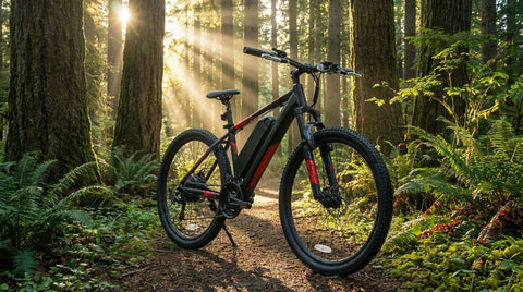 VelociTech 1000W Trail Mountain E-Bike - lifestyle view 3