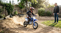 VelociTech 300W Electric Dirt Bike for Kids 8+ - lifestyle kids ebike persona